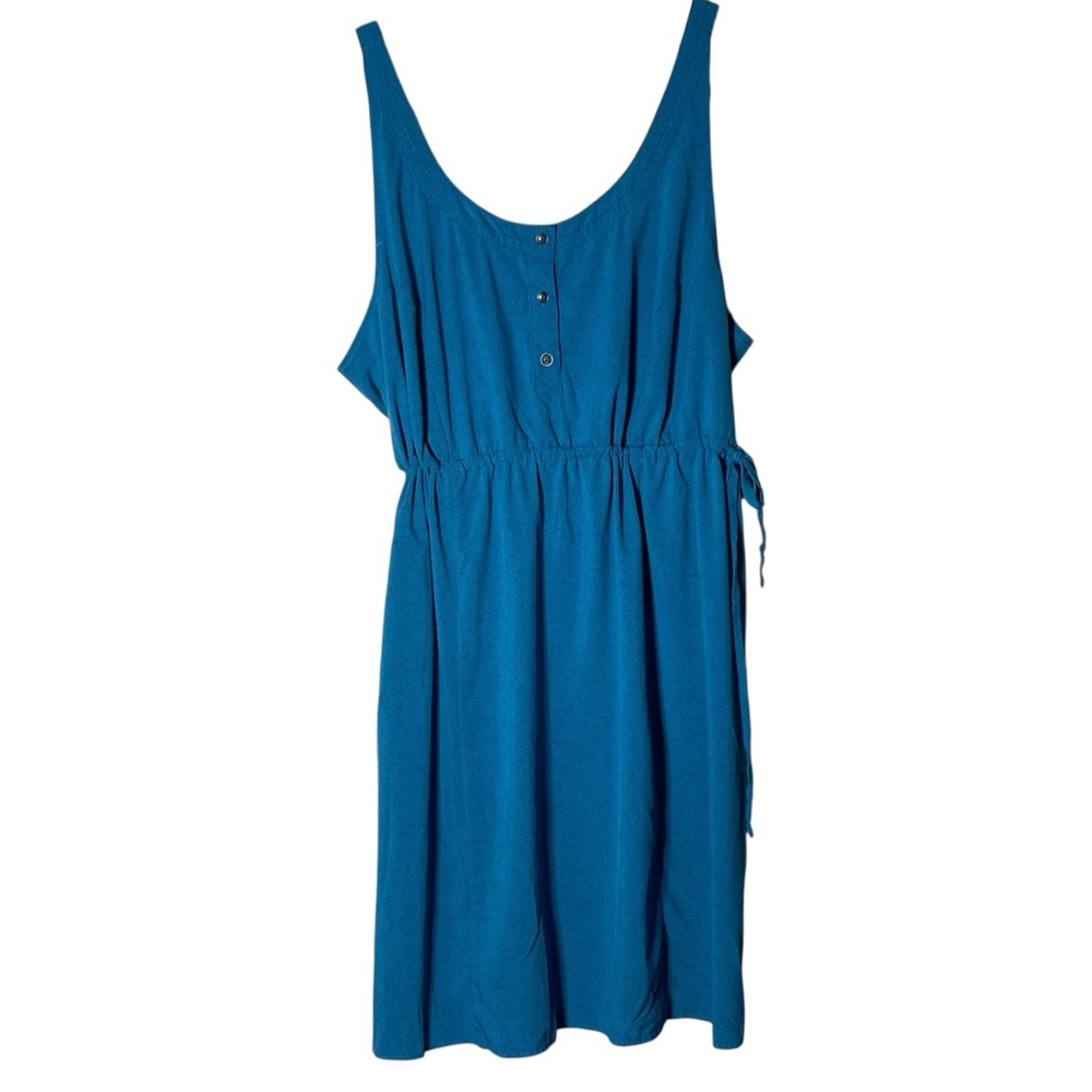 Eddie Bauer Turquoise Polka Dot Dress